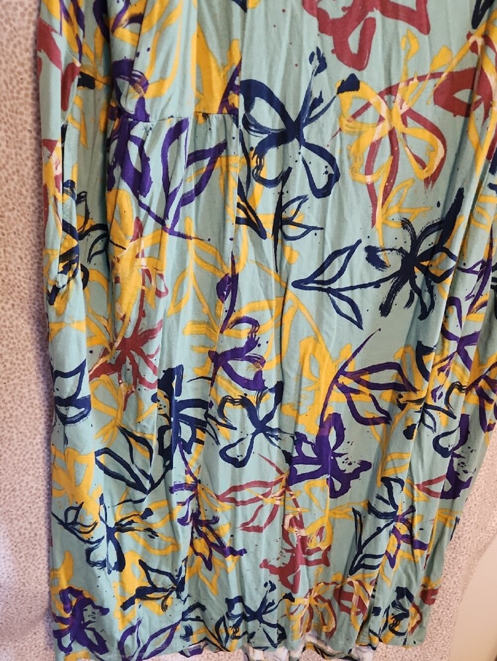 LOGO by Lori Goldstein Floral Midi Dress - Picture 3 of 8